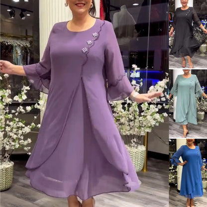 👗【S-5XL】2025 Nowe sukienki z szyfonu wysokiej jakości