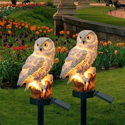 【Купете 1, вземете 1 безплатно】🦉 Декоративна слънчева лампа „Сова“ – Топла светлина за вашата градина