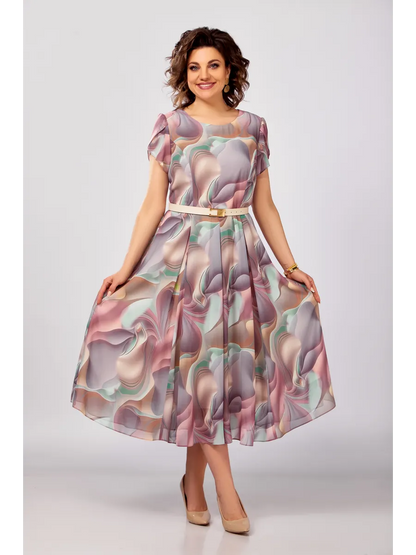 🔥🥰【Cumpără 1 Primești 1 Gratuit】【S-5XL】Rochie nouă și elegantă din șifon de înaltă calitate
