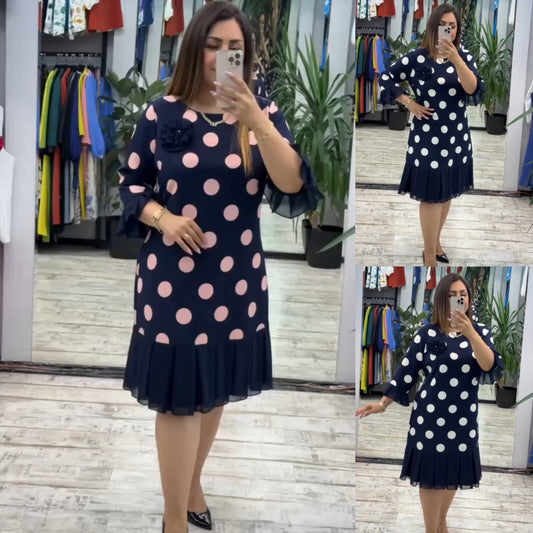 💟【S-5XL】👗 Нова модна рокля, класически дизайн, елегантна и семпла