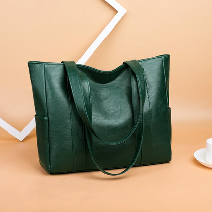 💥【Ограничена оферта - 50% отстъпка】💥👜 Нов дамски чантa с мека кожа ✨Кежуал стил, голям обем✨