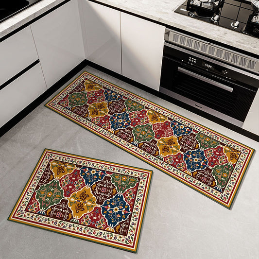 🛒Купете 1 и вземете 1 безплатно👉【40*60+40*120cm】Често използвана у дома🔥Супер абсорбираща подова подложка【2бр】