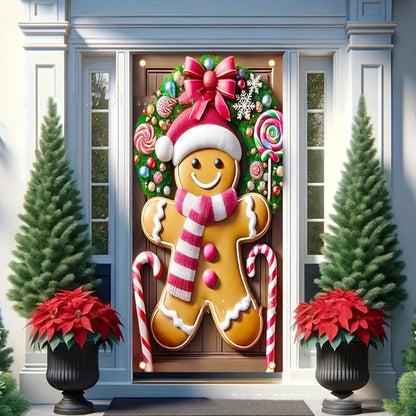 【Купете 1, вземете 1 безплатно】🎄Ранна коледна разпродажба: 50% отстъпка 🎅Коледни украси за врати🎅