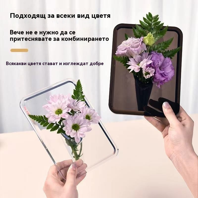 【Купете 2, вземете 2 безплатно】Висококачествена настолна фоторамка ваза