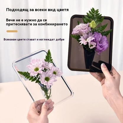 【Купете 2, вземете 2 безплатно】Висококачествена настолна фоторамка ваза