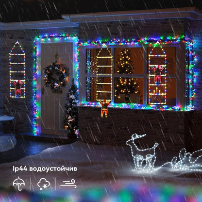 ✨🎅LED коледни декоративни светлини - захранвани от слънчева и USB енергия