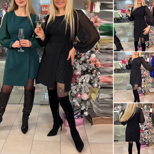 🌈💐【Купете 1, вземете 1】【S-5XL】Нова модна едноцветна рокля