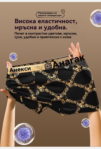 🏆 Купи 2, получи 2 безплатно 🩲【40-90 кг】2025 луксозни магнитни мъжки боксерки