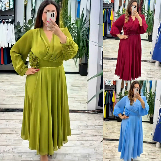 🌈👗【Гореща разпродажба】【S-5XL】Нова модна елегантна рокля, моден дизайн, елегантна и семпла