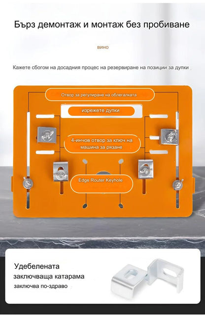 【Уплътняване без пробиване】Многофункционална основна плоча без пробиване
