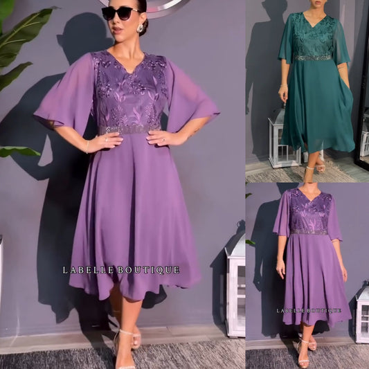 💥【S-5XL】Нова модна и елегантна рокля, класически дизайн, удобна и стилна